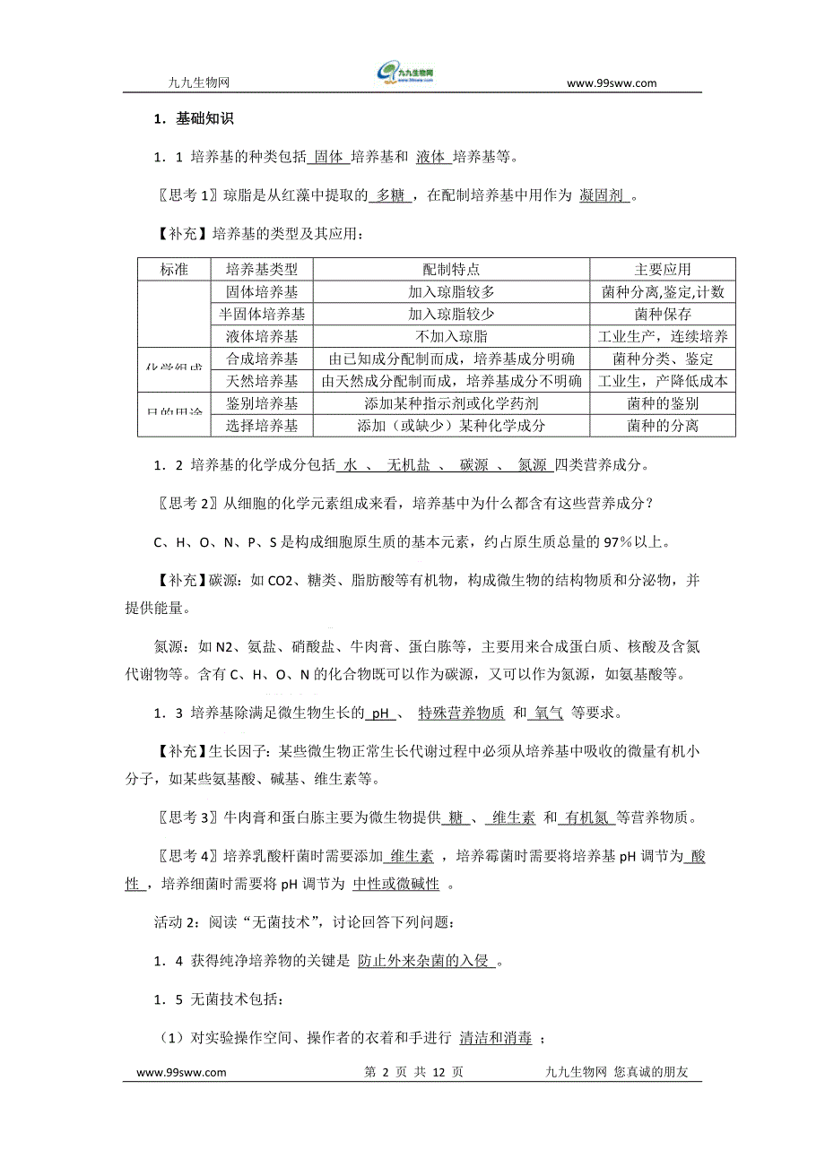 论文：微生物的实验室培养_第2页