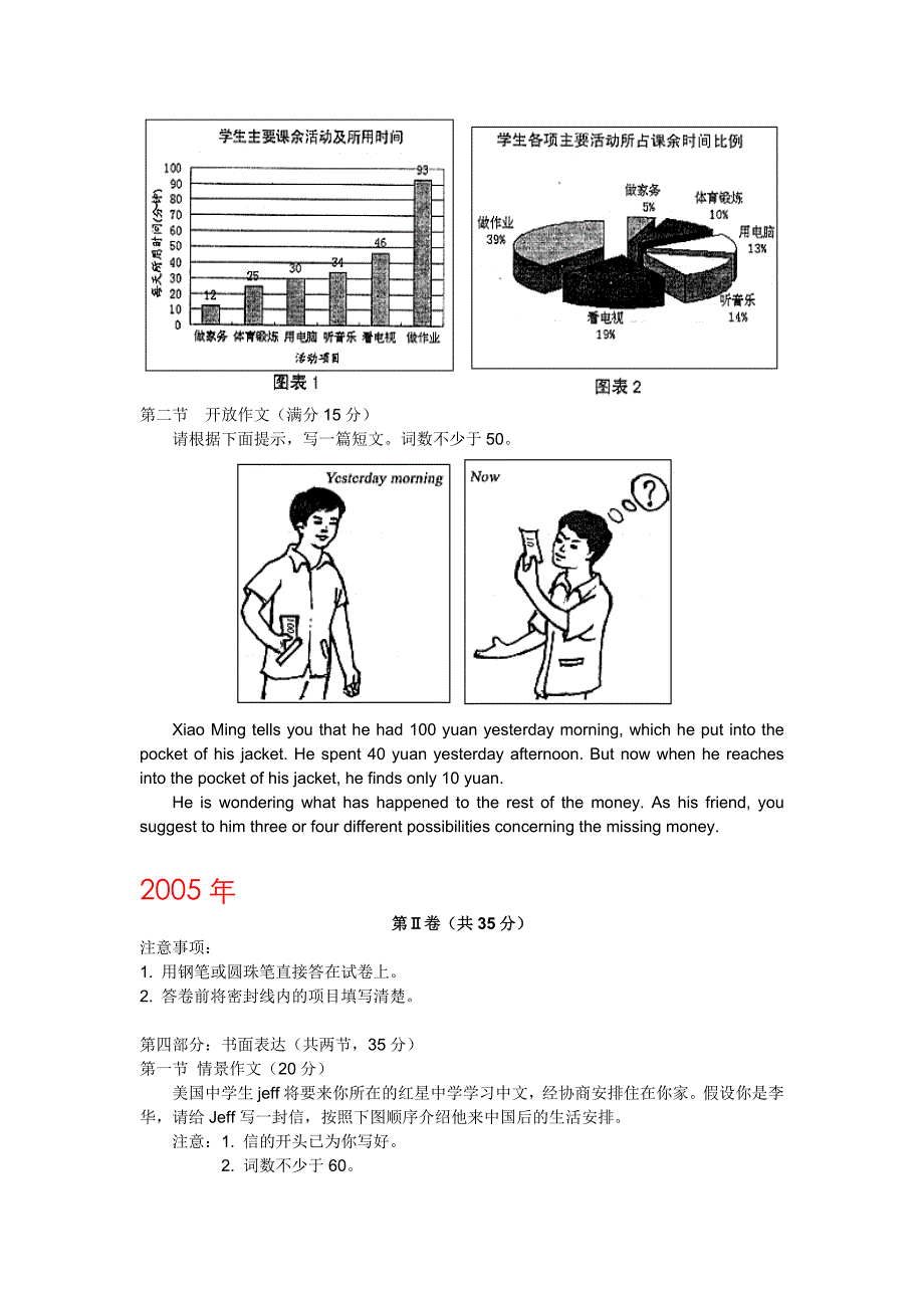 2002-2012年北京卷高考英语作文汇编及答案_第4页