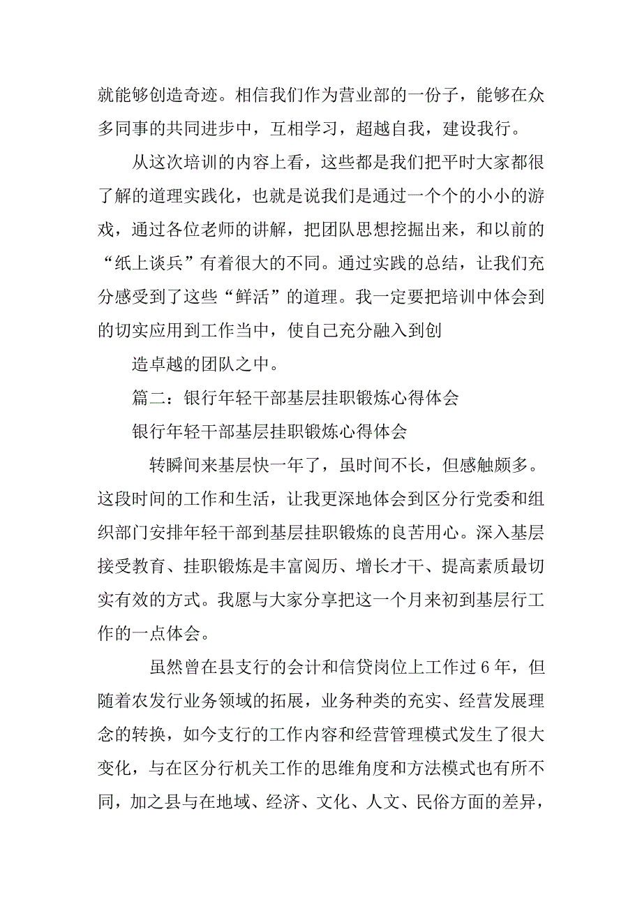 银行青年干部培训心得体会.doc_第3页