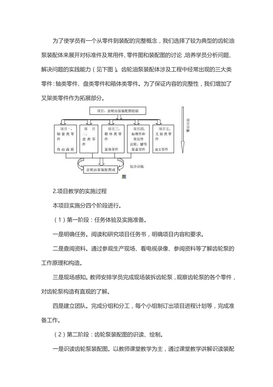 以齿轮油泵为载体的项目教学应用研究_第3页