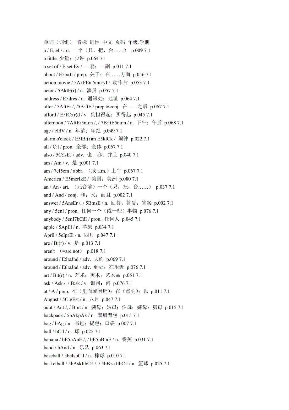 新目标英语单词全_第1页