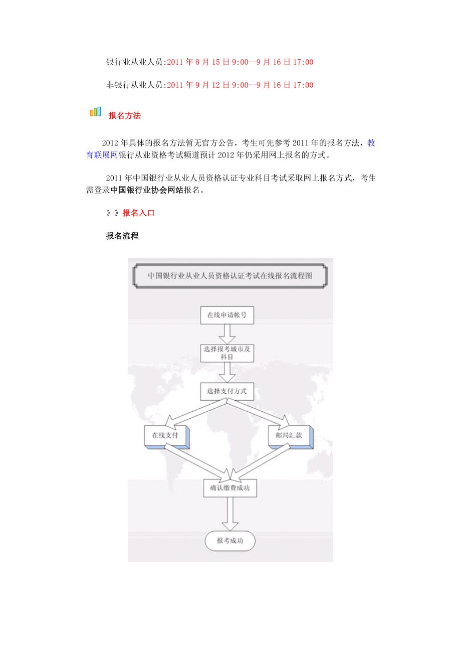 年银行从业资格考试报考指南_第2页