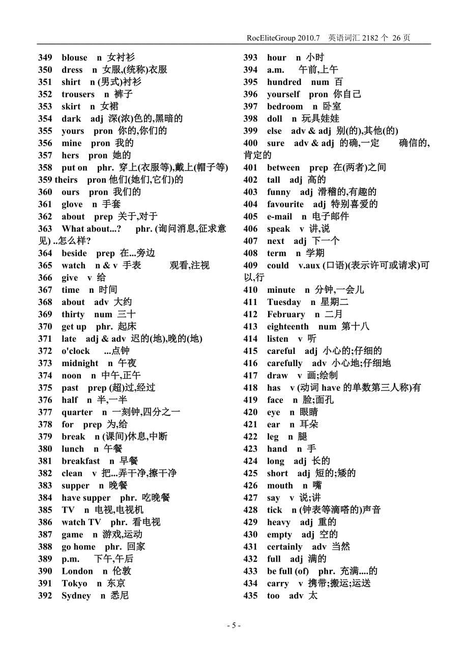 初中英语单词表(2011最新修订)_第5页
