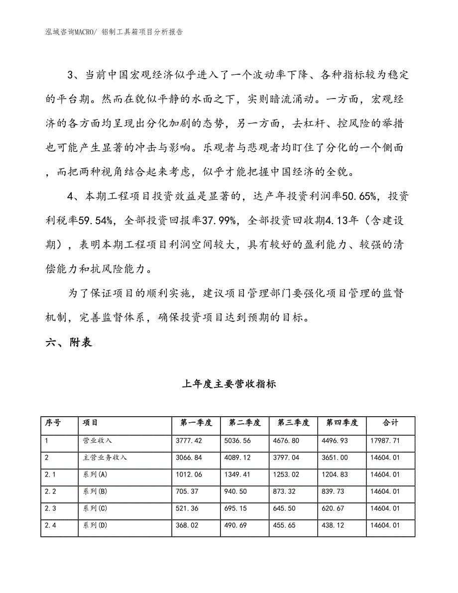 铝制工具箱项目分析报告_第5页