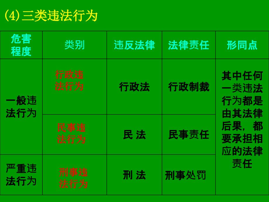 2013中考考点13—15一般违法与犯罪_第4页