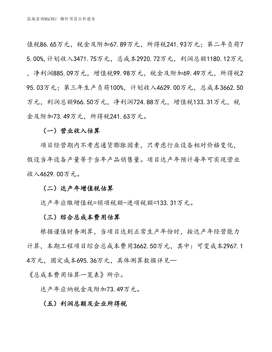 胸针项目分析报告_第2页