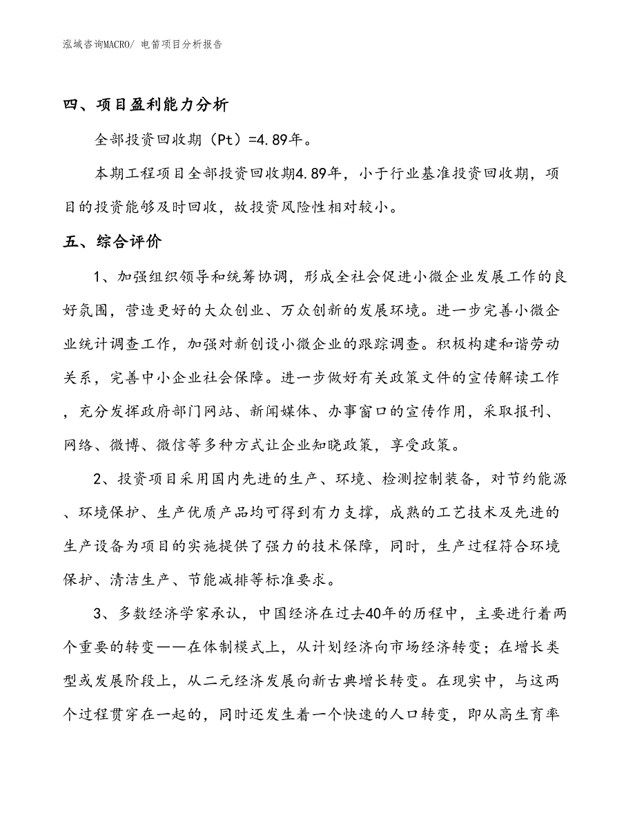 电笛项目分析报告_第4页