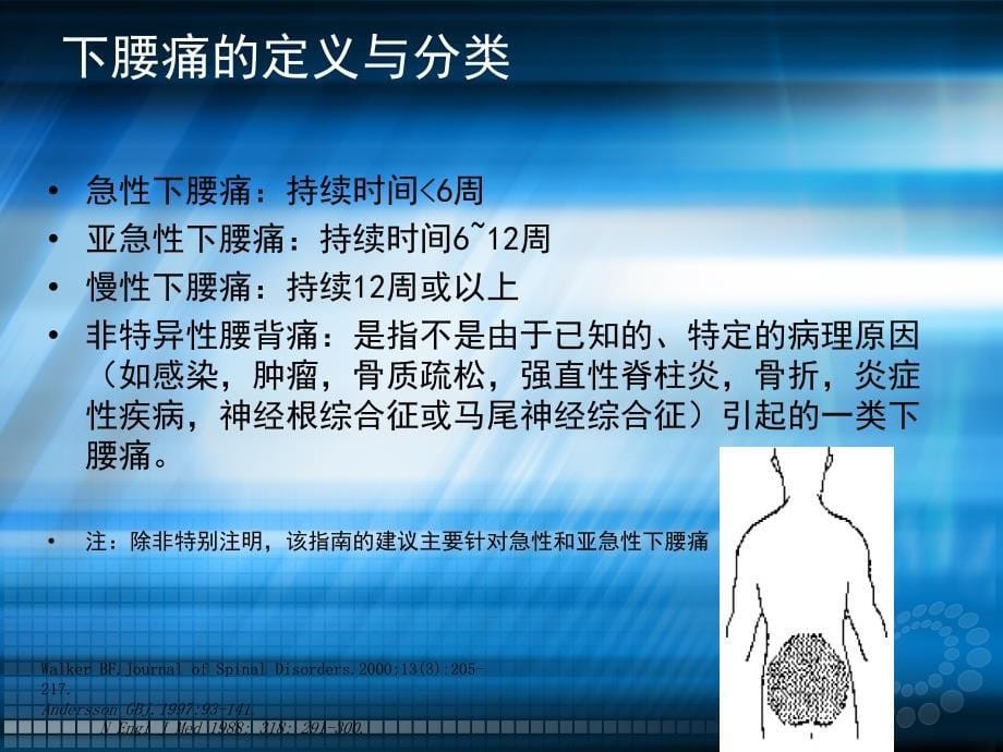 急慢性非特异性下腰痛管理指南解读ppt课件_第5页