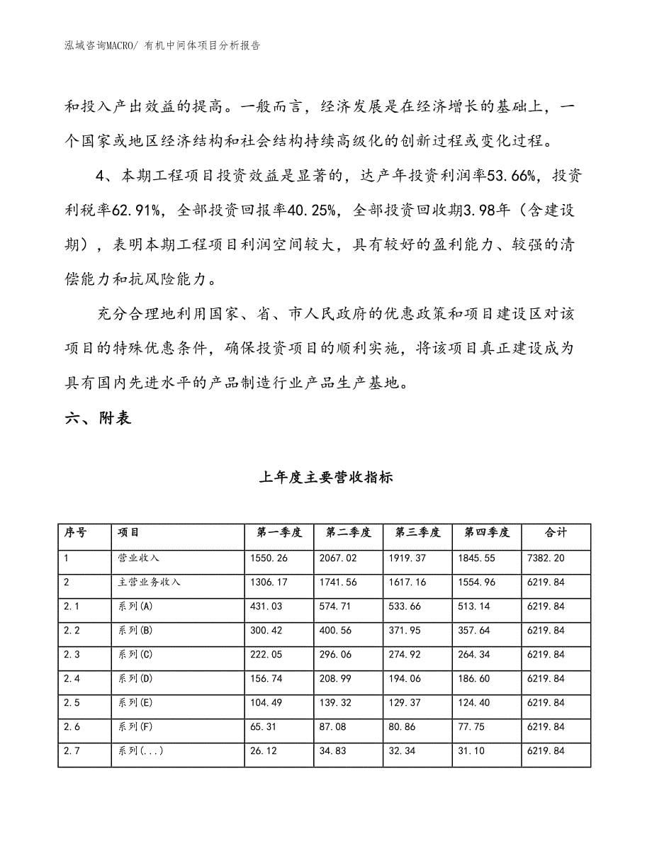 有机中间体项目分析报告_第5页