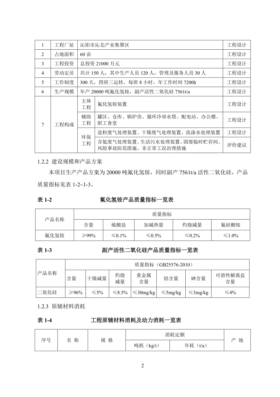 焦作市上源化工有限公司利用磷矿伴生氟资源年产20170吨氟化氢铵项目 环境影响评价报告书.doc_第3页