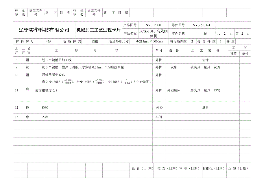 轴-机械加工工艺卡片_第2页