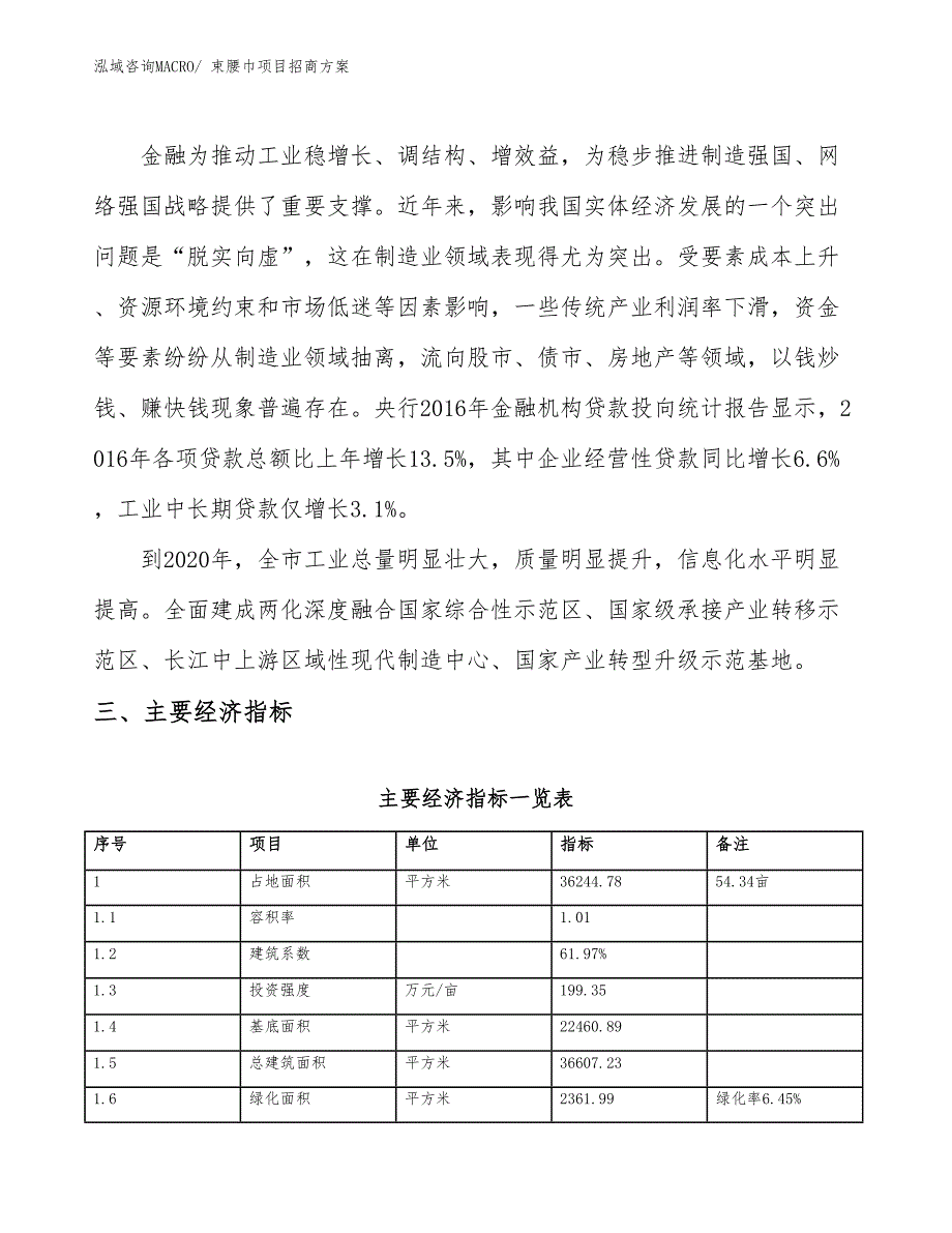 xxx新兴产业示范区束腰巾项目招商_第4页