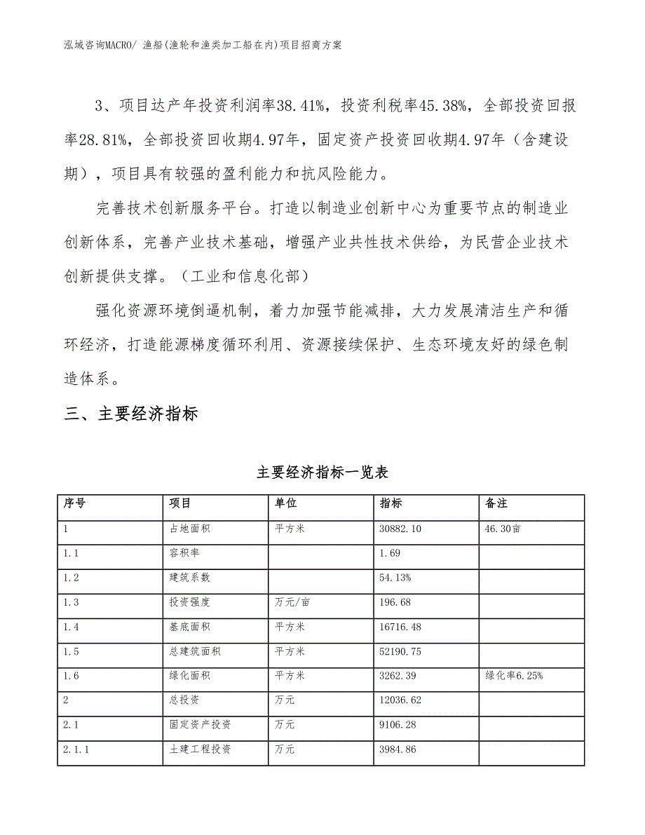 xxx产业集聚区渔船(渔轮和渔类加工船在内)项目招商_第4页