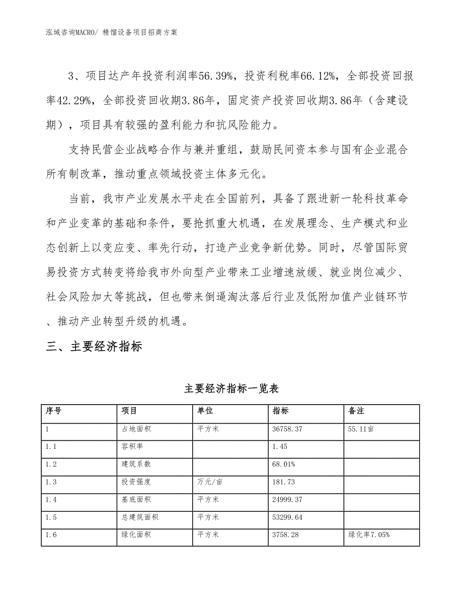 xxx经济示范区精馏设备项目招商_第4页