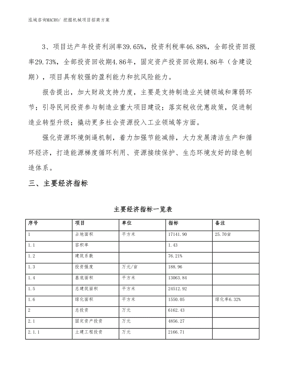 xxx经济新区挖掘机械项目招商_第4页