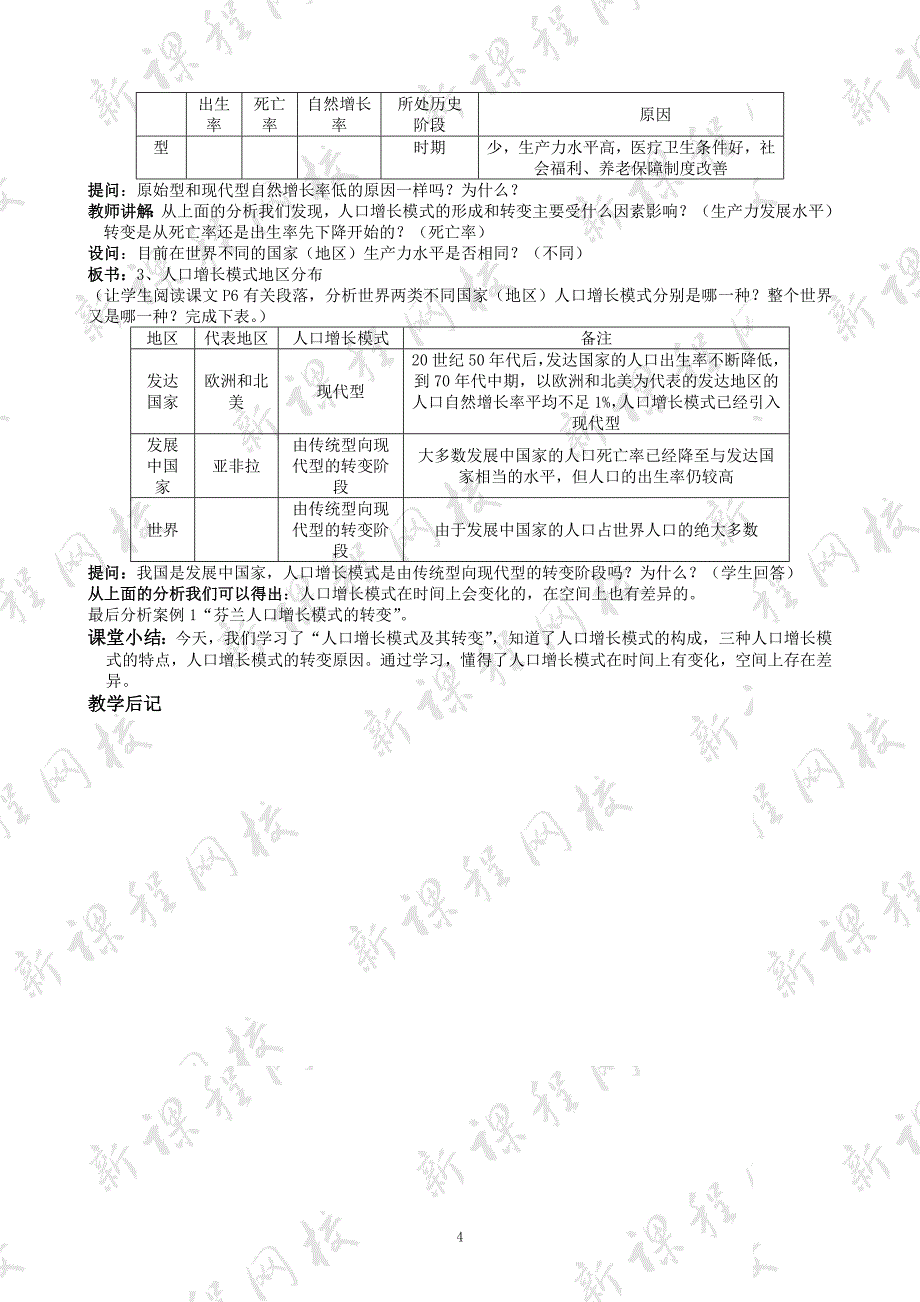 中图版高中地理必修2精品教案全册_第4页