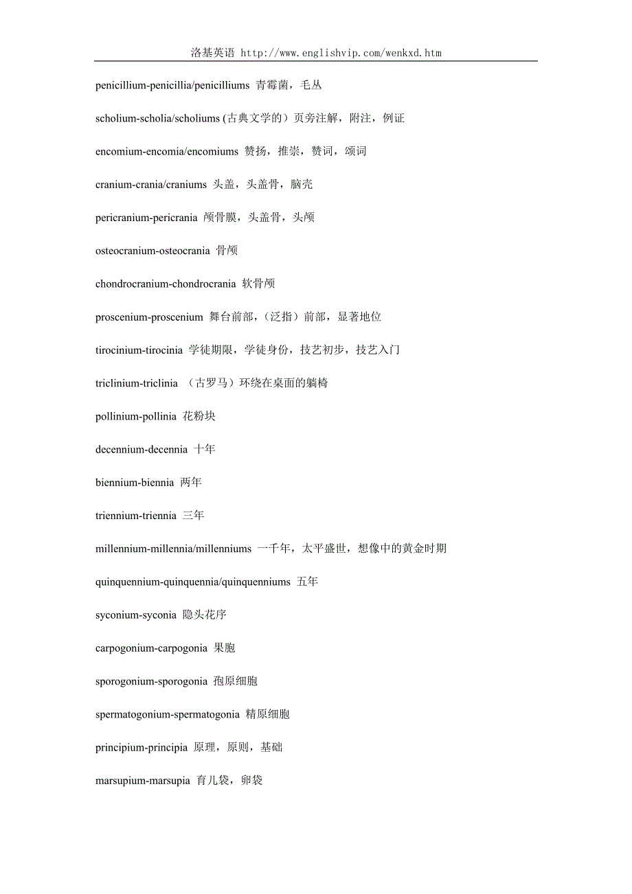 名词复数形式构成方法最新总结_第4页