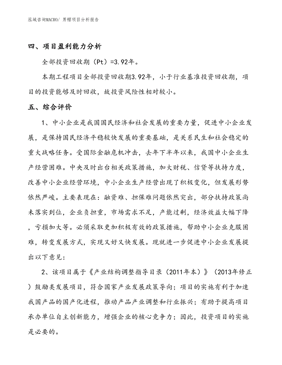 男帽项目分析报告_第4页