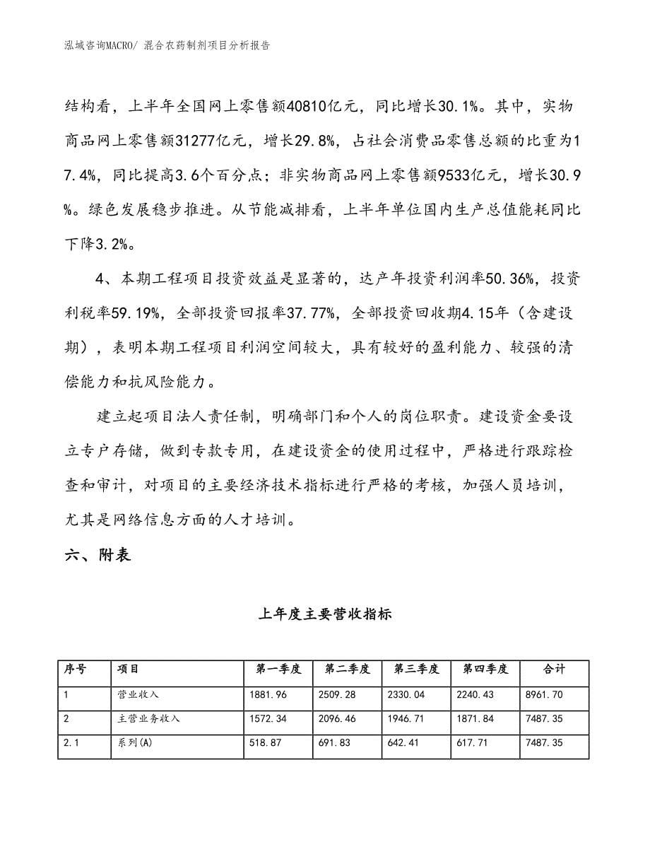 混合农药制剂项目分析报告_第5页