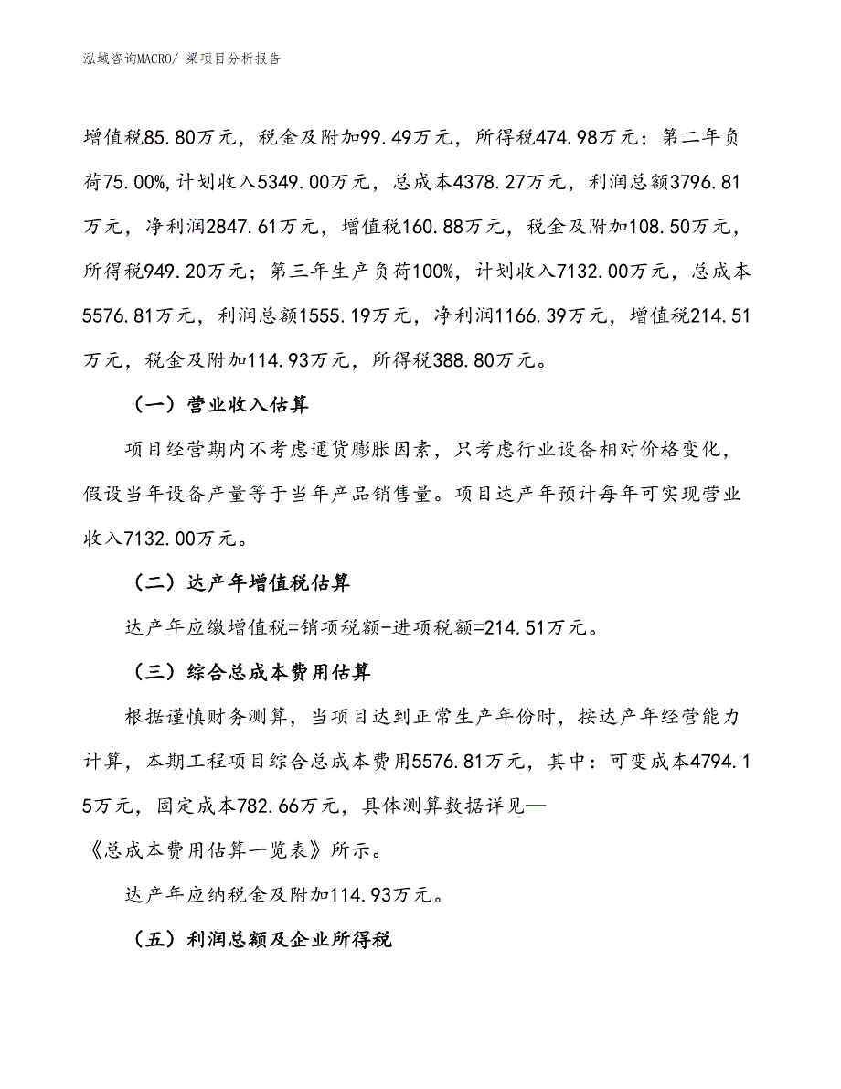 梁项目分析报告_第2页