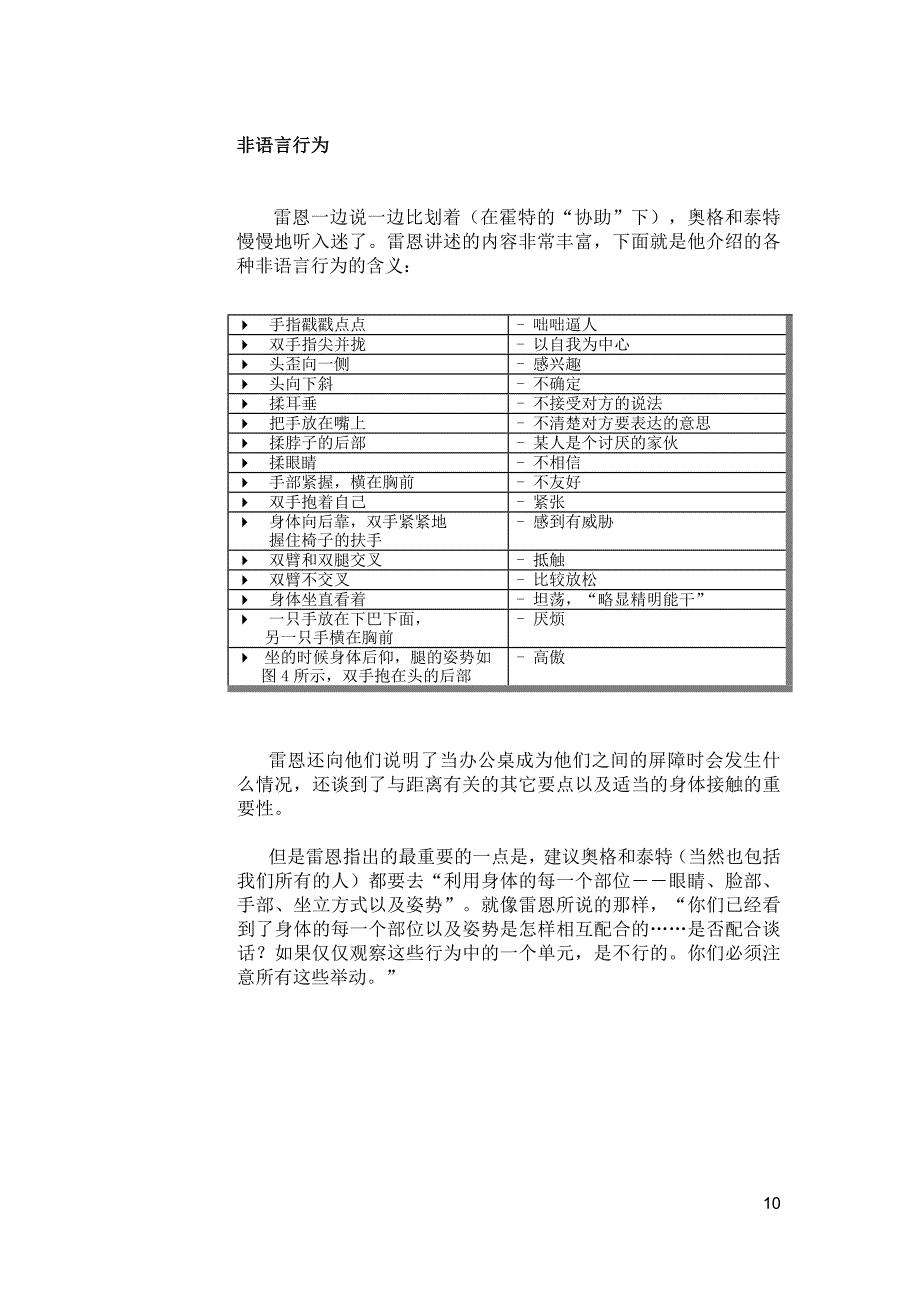 奇妙的肢体语言(自学手册)_第4页