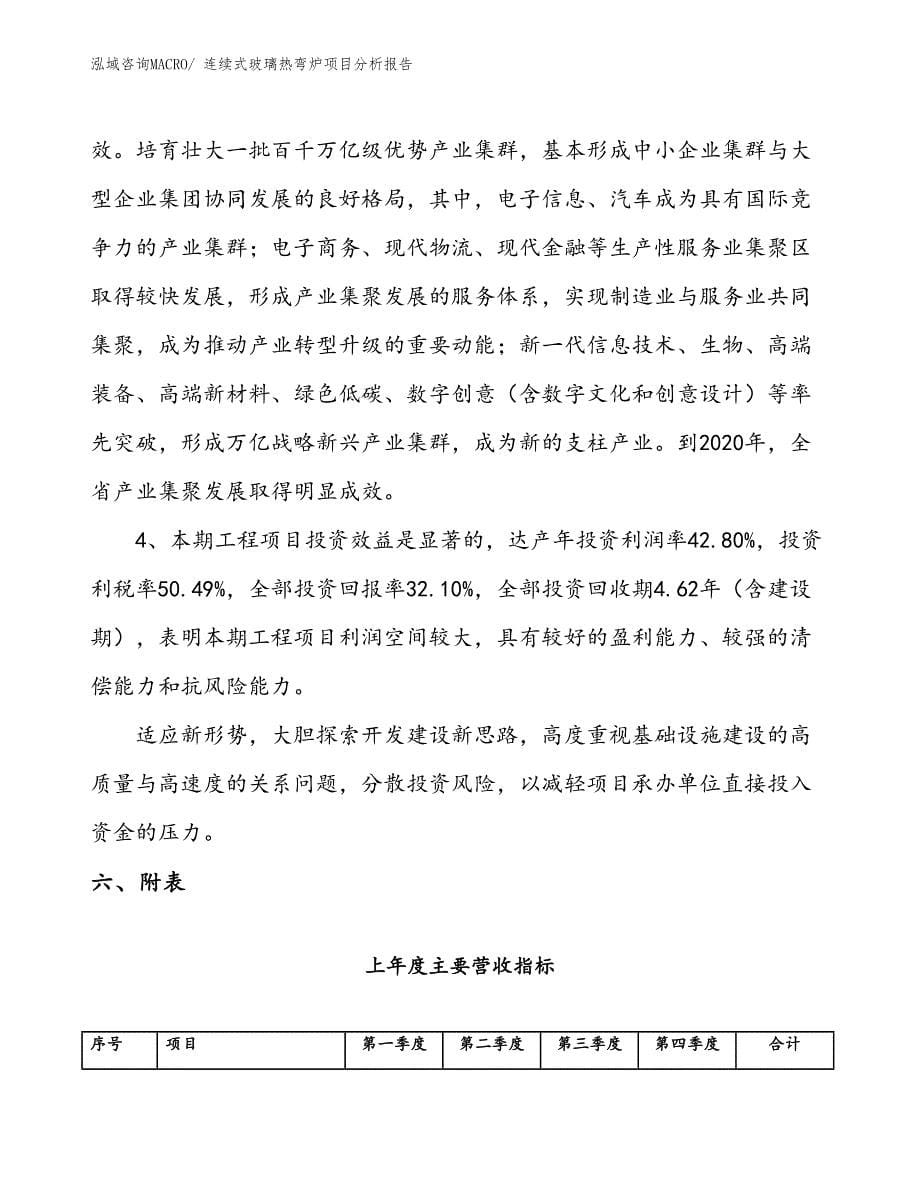 连续式玻璃热弯炉项目分析报告_第5页