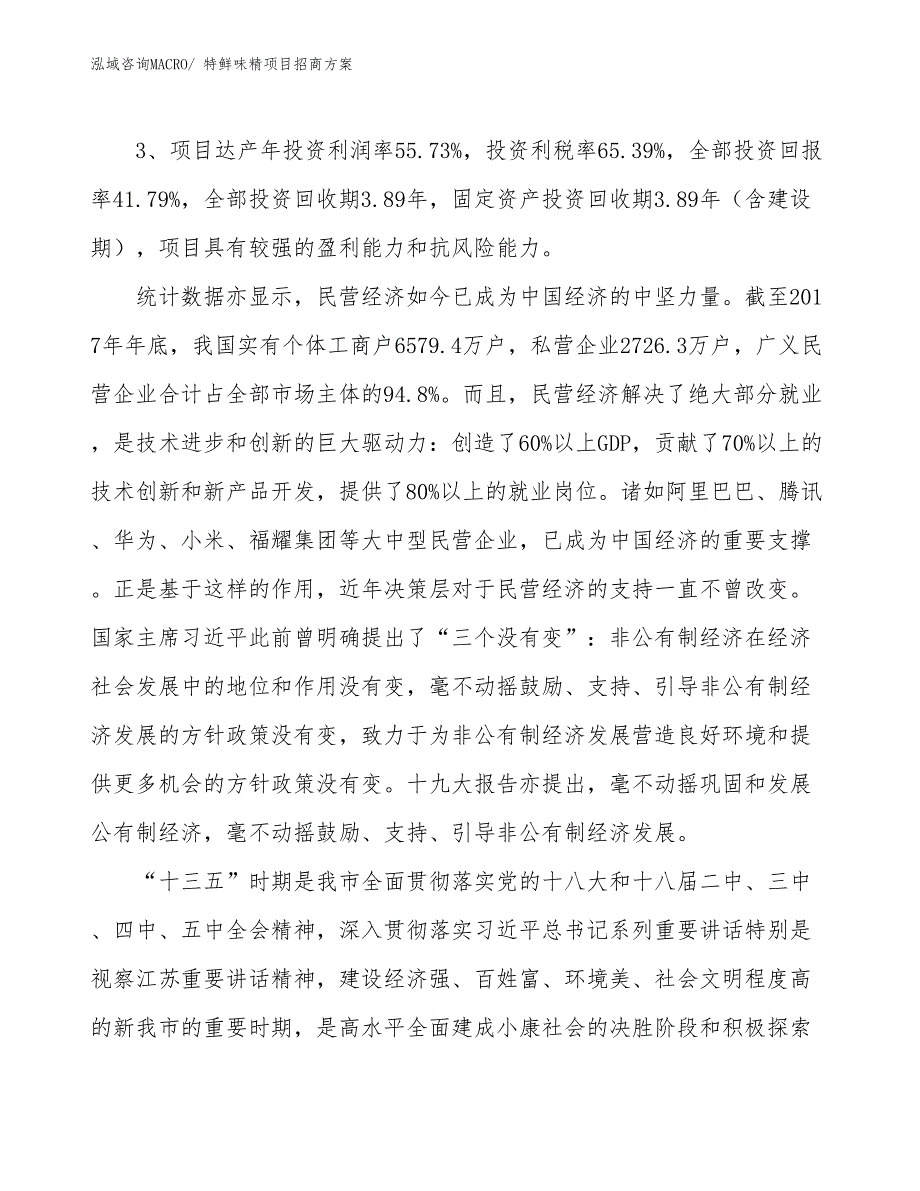 xxx经济技术开发区特鲜味精项目招商_第4页