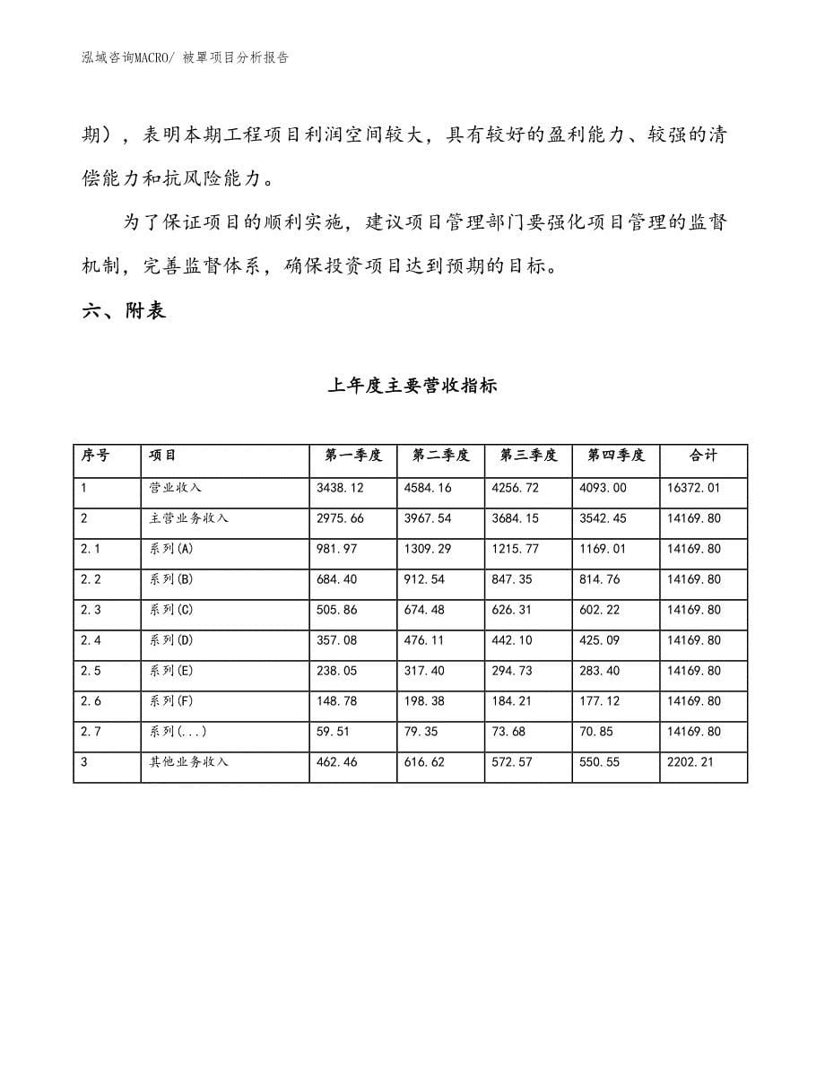 被罩项目分析报告_第5页