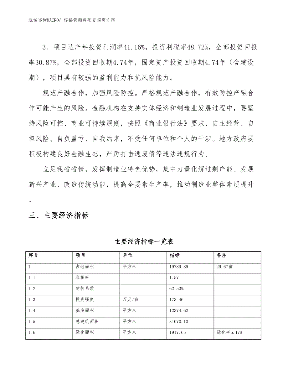 xxx产业集聚区锌铬黄颜料项目招商_第4页