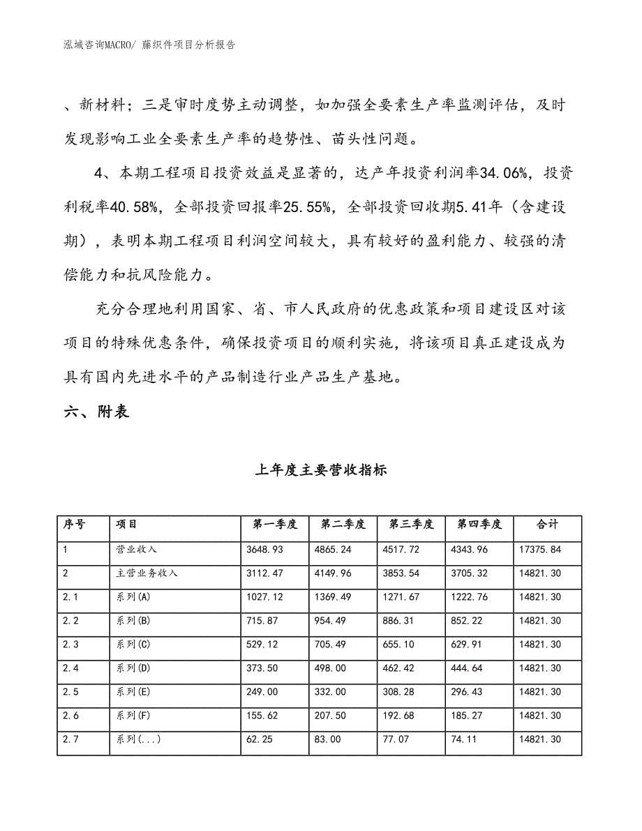 藤织件项目分析报告_第5页