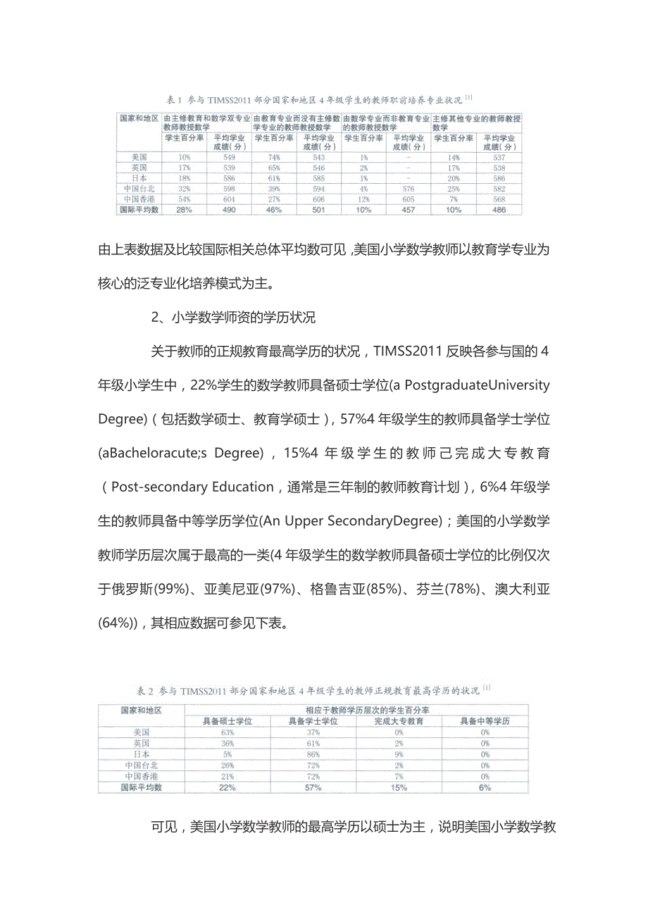 美国小学数学教师职前教育的现状与分析_第3页