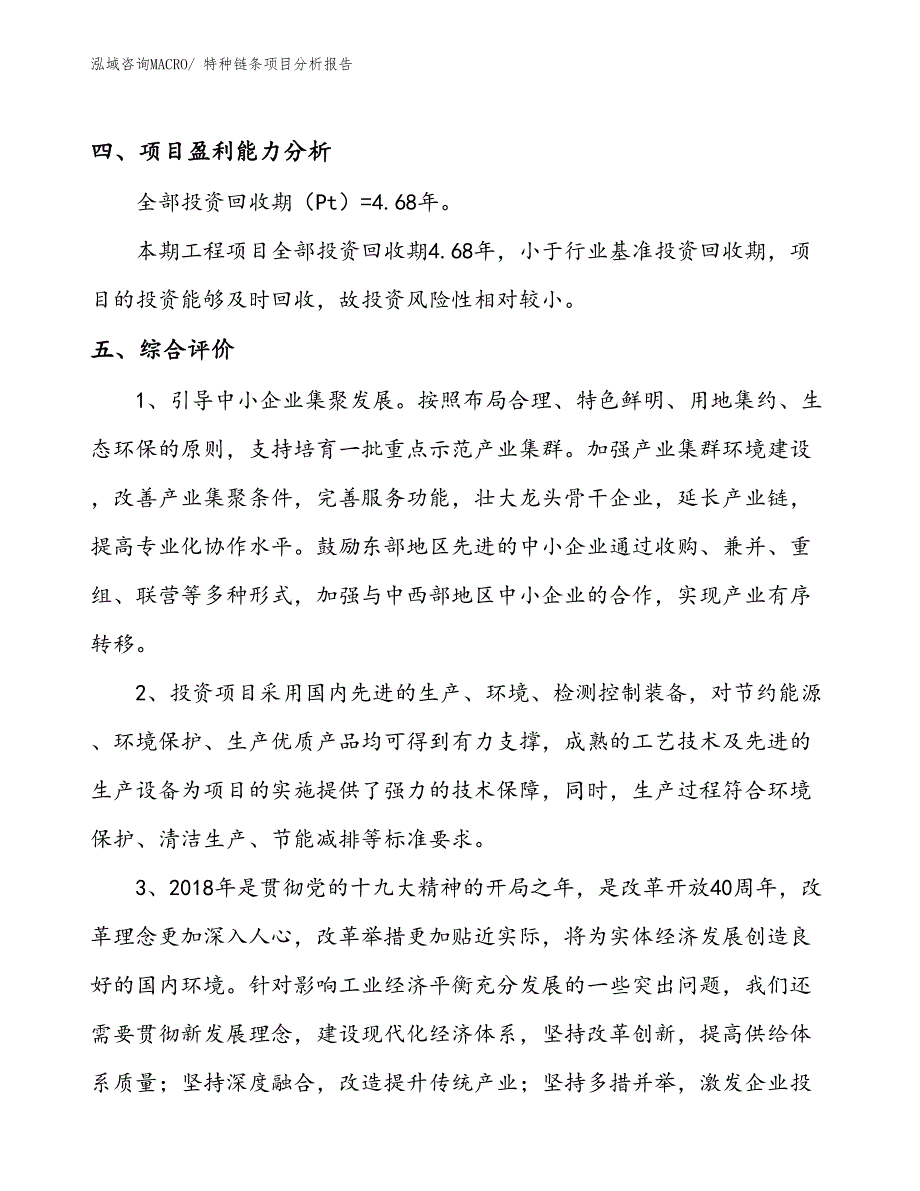 特种链条项目分析报告_第4页