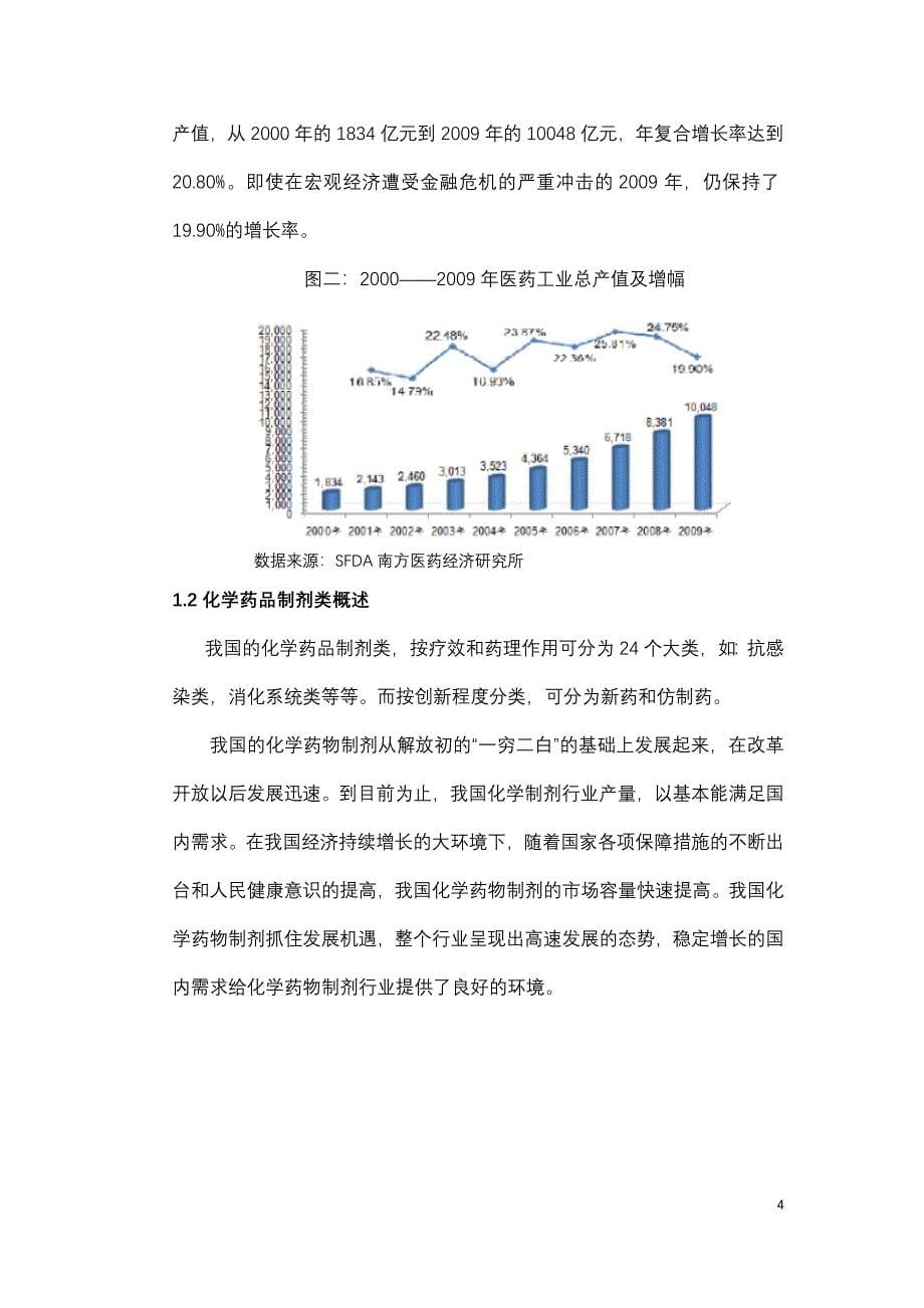 投资学：对化学药品制剂类行业分析_第5页