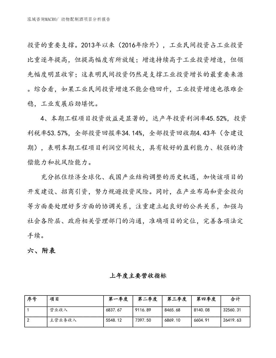 动物配制酒项目分析报告_第5页