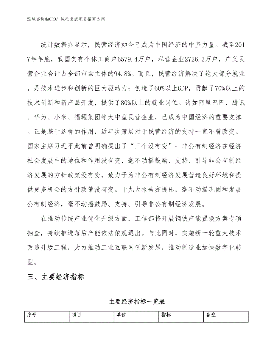 xxx高新区纯毛套装项目招商_第4页