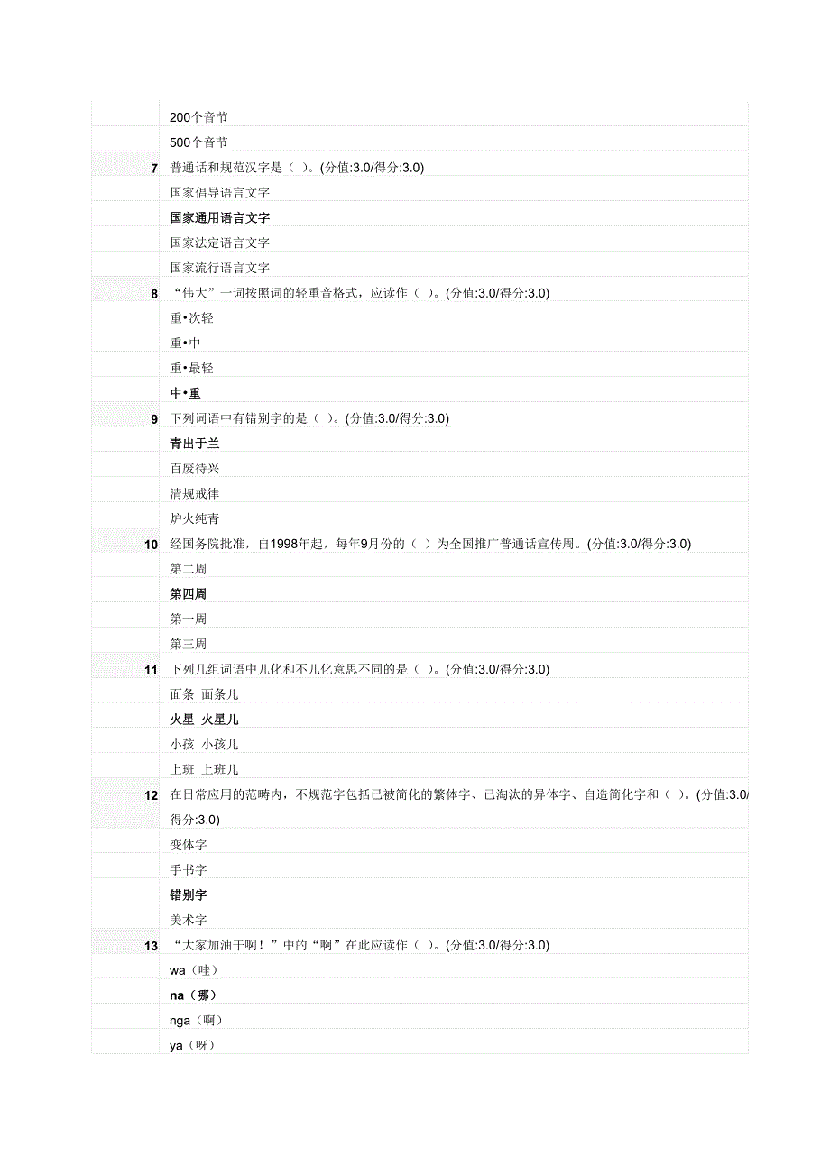 亳州普通话测试题答案_第2页