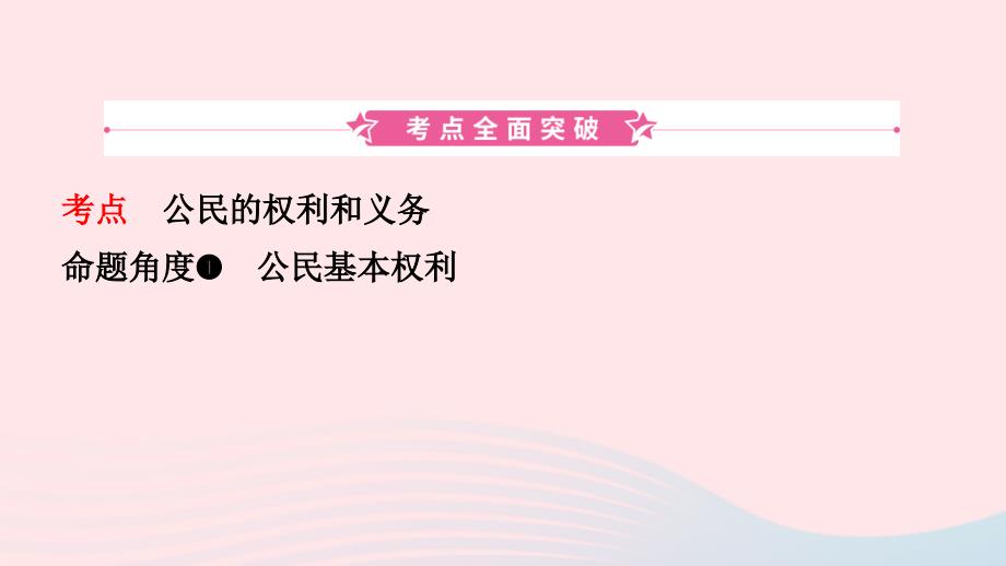 河北省2019年中考道德与法治 专题复习三 课时1 公民的权利和义务课件_第2页