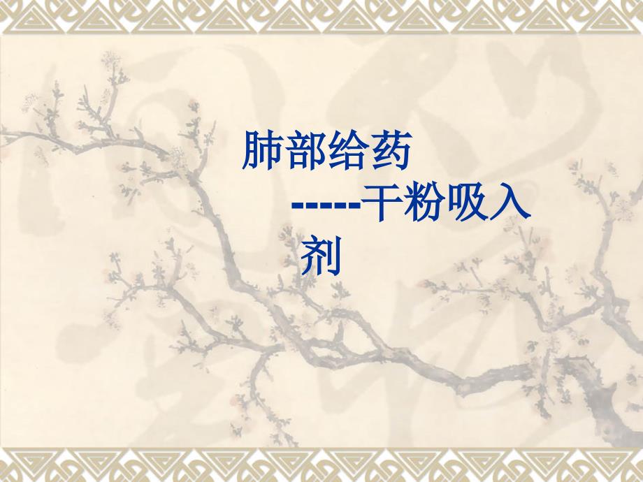 肺部给药(干粉吸入剂).ppt_第1页