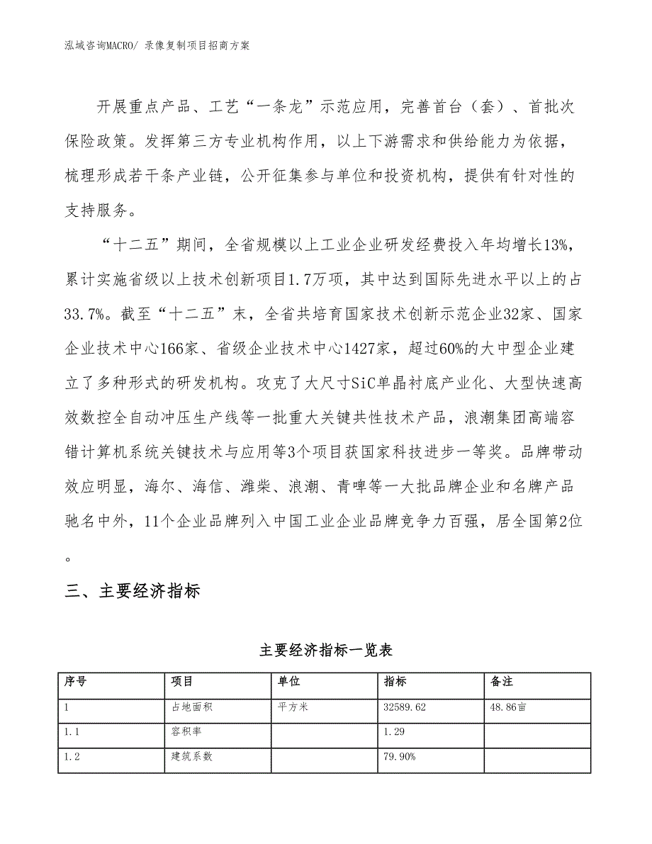 xxx产业示范园区录像复制项目招商_第4页