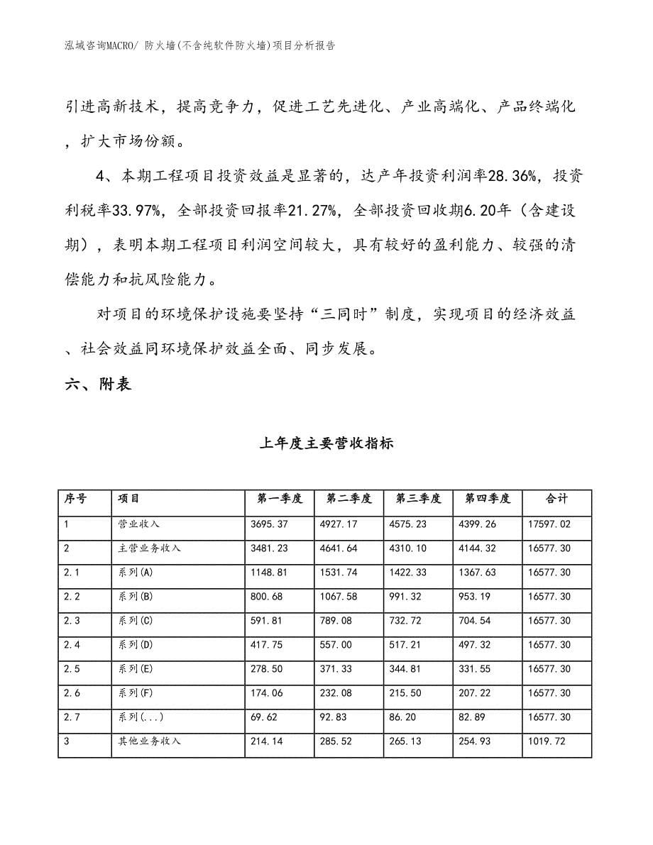 防火墙(不含纯软件防火墙)项目分析报告_第5页