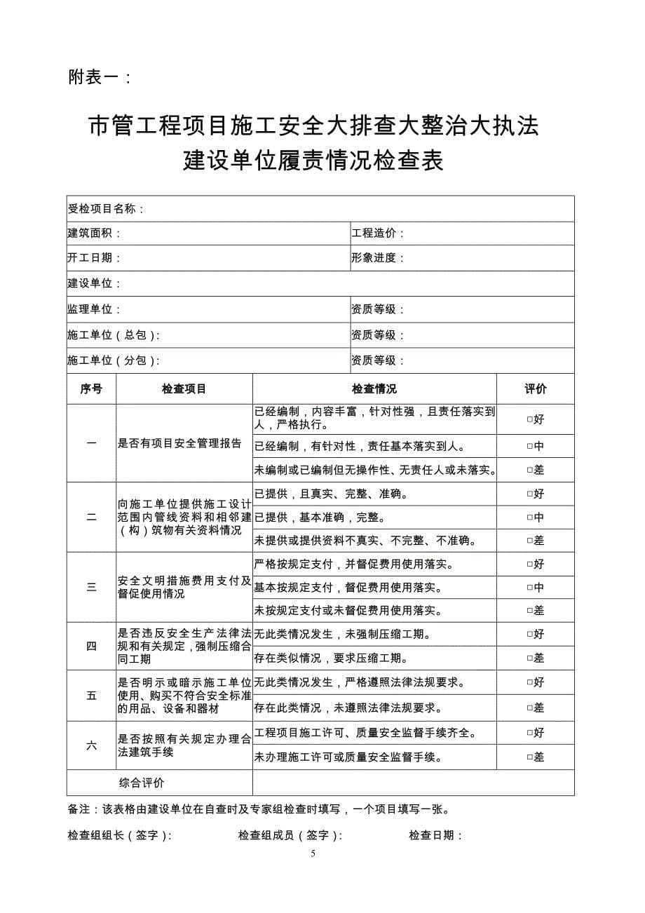 立即开展市管工程项目施工安全生产_第5页