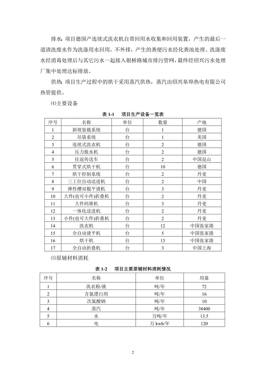 绍兴市远景洗涤有限公司年洗涤床单、被套、工服、毛巾等生活布草15000吨项目环境影响报告表.doc_第4页