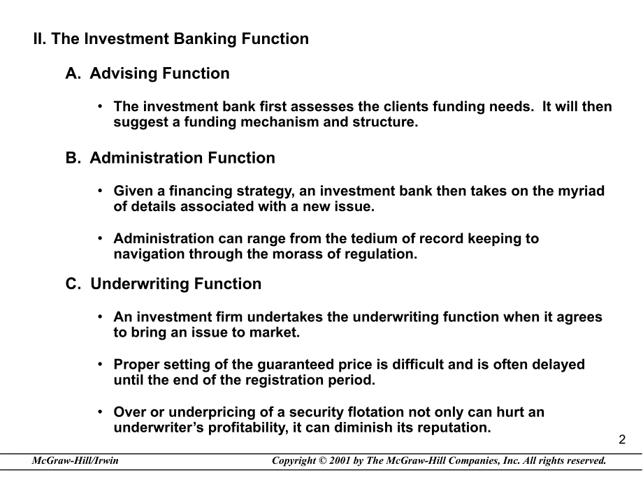 theinvestmentbankingindustryiabriefhistoricalper：投资银行industryi简要历史_第2页