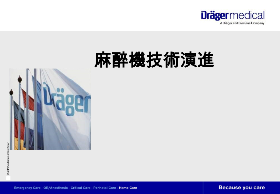 drager麻醉机的演变ppt课件_第1页