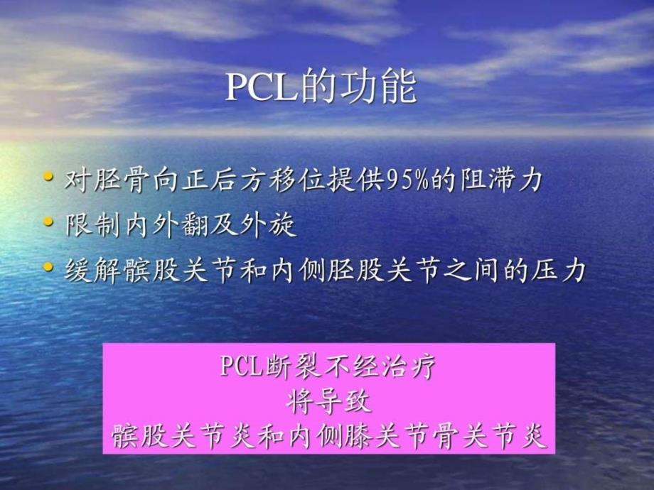 《pcl损伤的治疗》ppt课件_第2页