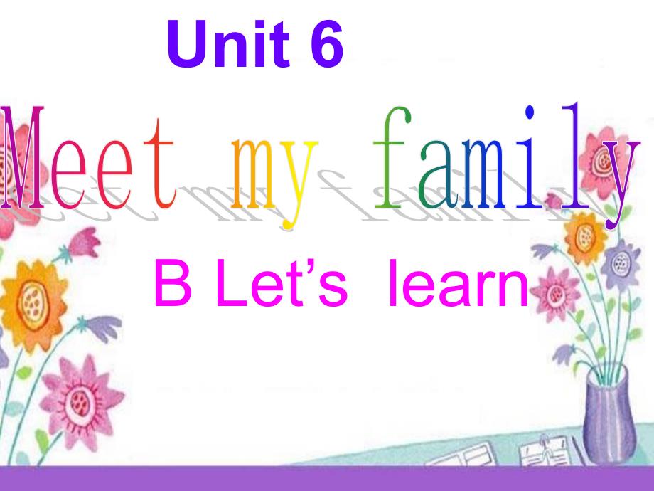 人教PEP四年级上册英语-Unit 6 Part B Let's learn 2_第1页