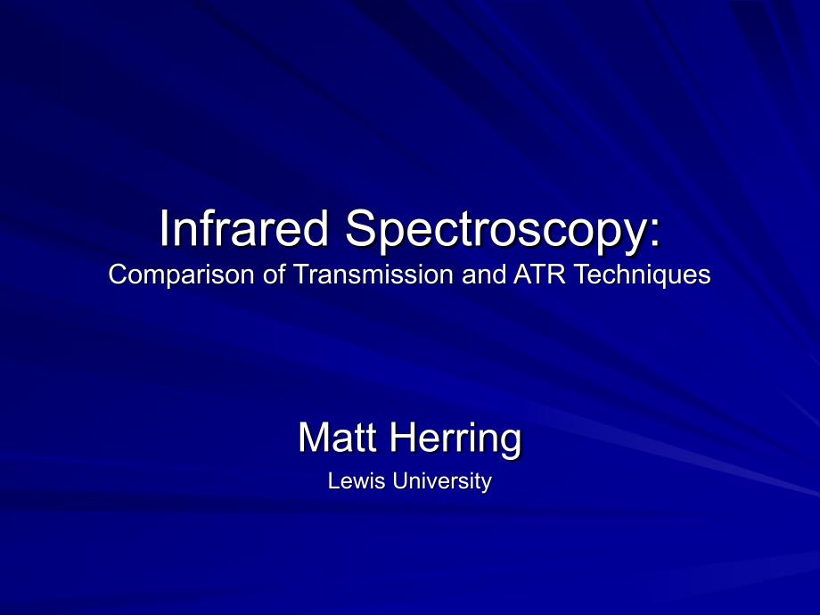 infraredspectroscopytransmissionvsatr红外光谱透射比atr_第1页