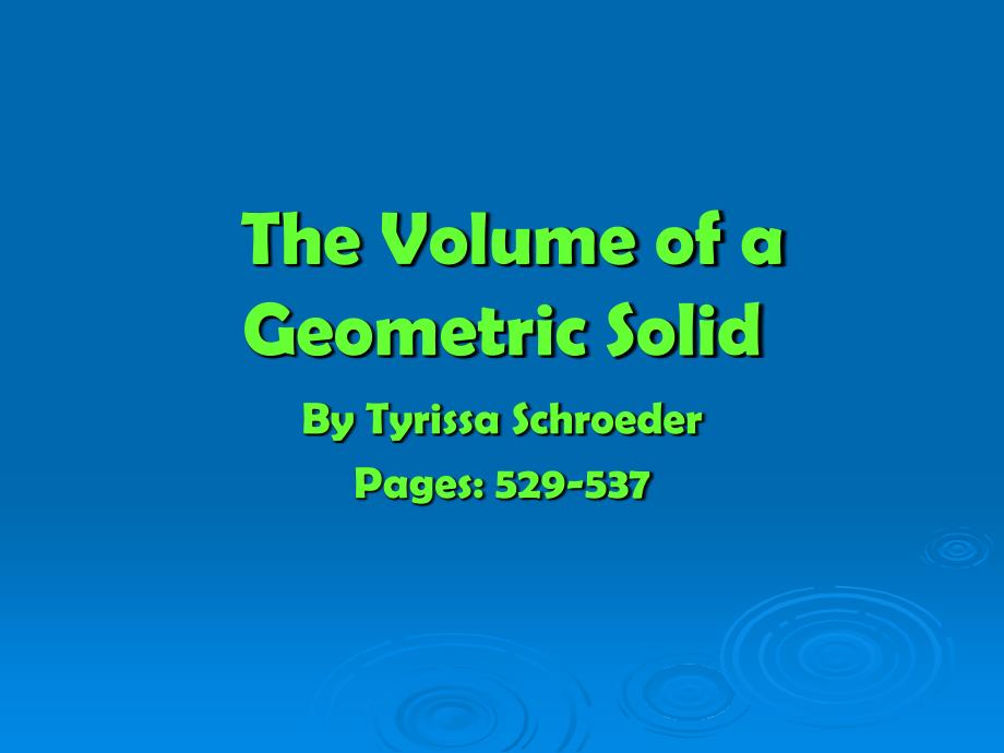 thevolumeofageometricsolid-learningdemand一个几何实体的学习需求量_第1页