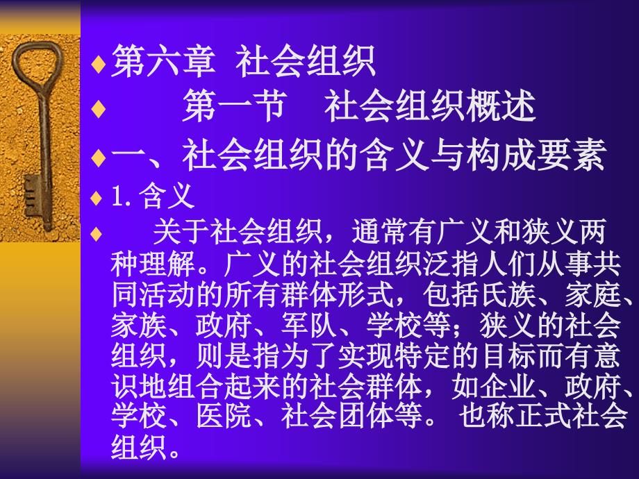 社会学第六章社会组织_第1页