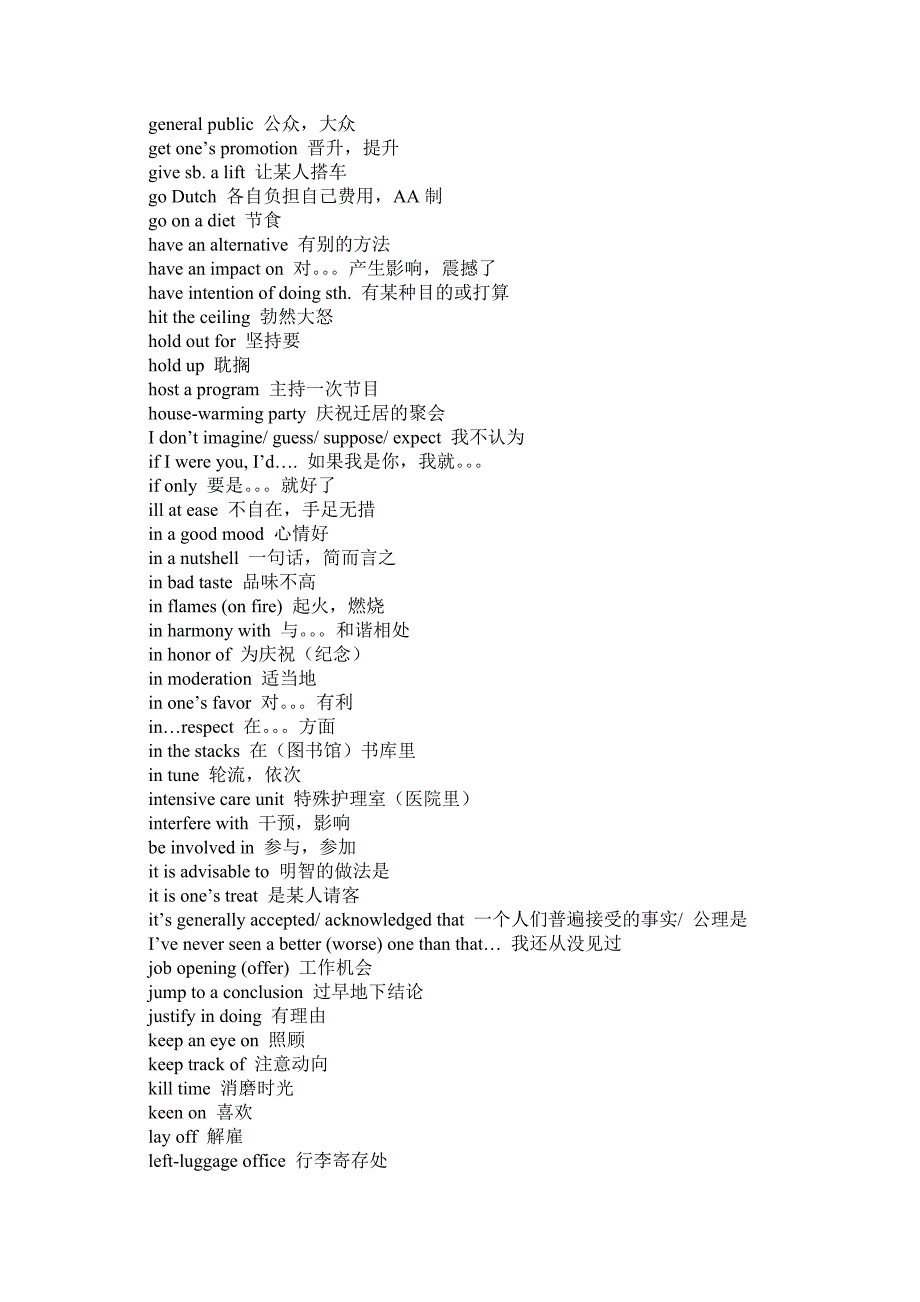 英语4级高频词组专业选编_第3页